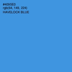#4095E0 - Havelock Blue Color Image