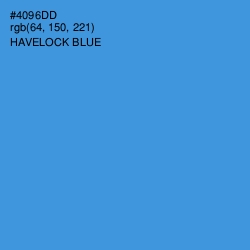 #4096DD - Havelock Blue Color Image