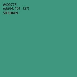 #40977F - Viridian Color Image