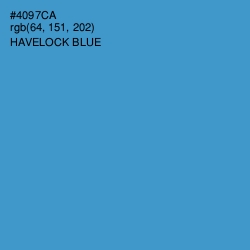 #4097CA - Havelock Blue Color Image