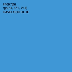 #4097D6 - Havelock Blue Color Image