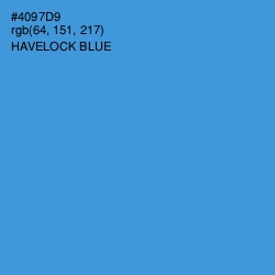 #4097D9 - Havelock Blue Color Image