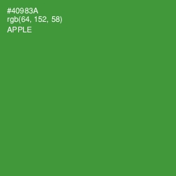 #40983A - Apple Color Image