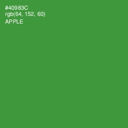 #40983C - Apple Color Image