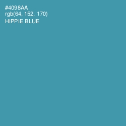 #4098AA - Hippie Blue Color Image