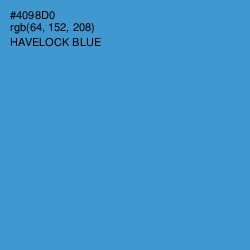 #4098D0 - Havelock Blue Color Image