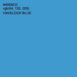 #4099CD - Havelock Blue Color Image