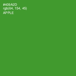 #409A2D - Apple Color Image