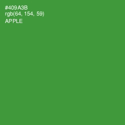 #409A3B - Apple Color Image