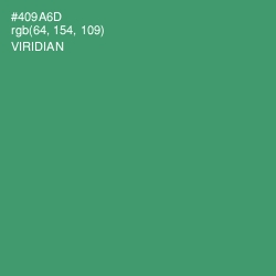 #409A6D - Viridian Color Image