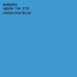 #409AD2 - Havelock Blue Color Image