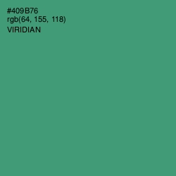 #409B76 - Viridian Color Image