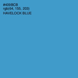 #409BCB - Havelock Blue Color Image