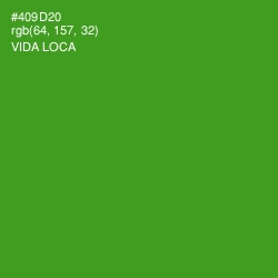 #409D20 - Vida Loca Color Image