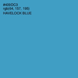 #409DC3 - Havelock Blue Color Image