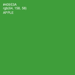 #409E3A - Apple Color Image