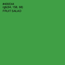 #409E44 - Fruit Salad Color Image