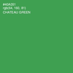 #40A051 - Chateau Green Color Image