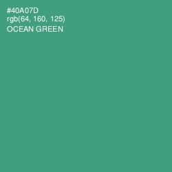 #40A07D - Ocean Green Color Image