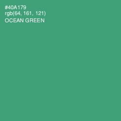 #40A179 - Ocean Green Color Image