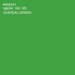 #40A241 - Chateau Green Color Image