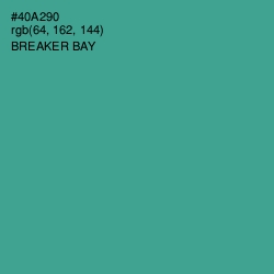 #40A290 - Breaker Bay Color Image