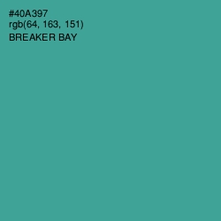 #40A397 - Breaker Bay Color Image