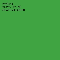 #40A442 - Chateau Green Color Image