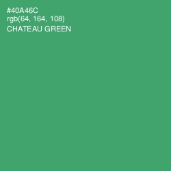 #40A46C - Chateau Green Color Image