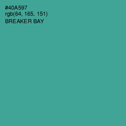 #40A597 - Breaker Bay Color Image