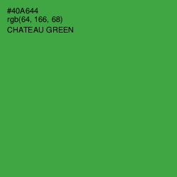 #40A644 - Chateau Green Color Image