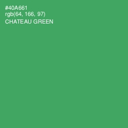 #40A661 - Chateau Green Color Image
