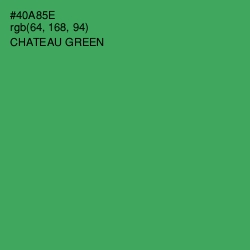 #40A85E - Chateau Green Color Image