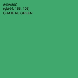 #40A86C - Chateau Green Color Image
