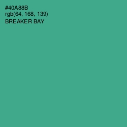 #40A88B - Breaker Bay Color Image