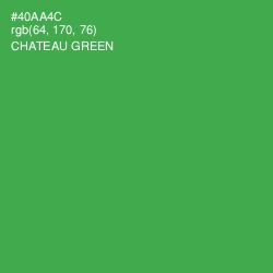 #40AA4C - Chateau Green Color Image