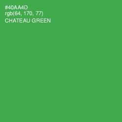 #40AA4D - Chateau Green Color Image