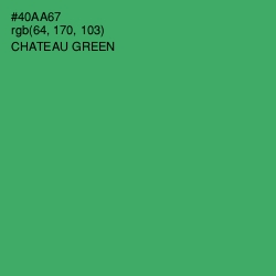 #40AA67 - Chateau Green Color Image