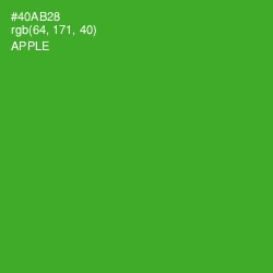 #40AB28 - Apple Color Image