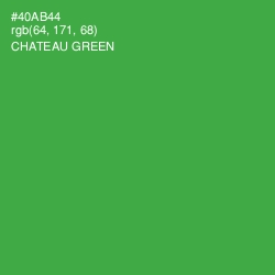 #40AB44 - Chateau Green Color Image