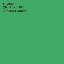 #40AB66 - Chateau Green Color Image