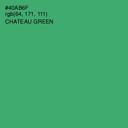 #40AB6F - Chateau Green Color Image