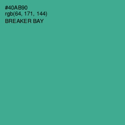 #40AB90 - Breaker Bay Color Image