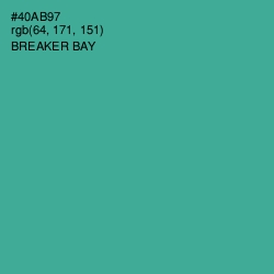 #40AB97 - Breaker Bay Color Image