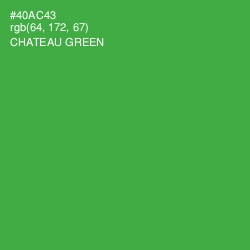 #40AC43 - Chateau Green Color Image