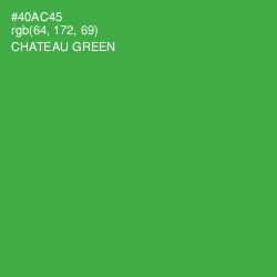 #40AC45 - Chateau Green Color Image