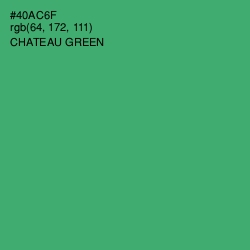 #40AC6F - Chateau Green Color Image