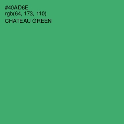 #40AD6E - Chateau Green Color Image