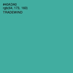 #40ADA0 - Tradewind Color Image