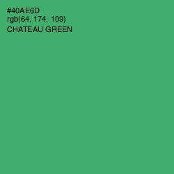 #40AE6D - Chateau Green Color Image